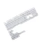 Btsg 132Keys 10mm Profile Bộ Keycaps Trong Suốt Tăng Cường Hiệu Ứng Chiếu Sáng Màu Sắc