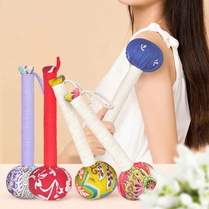 Búa ngải cứu thảo dược, gậy thảo dược mát xa cổ lưng khơi thông kinh ...