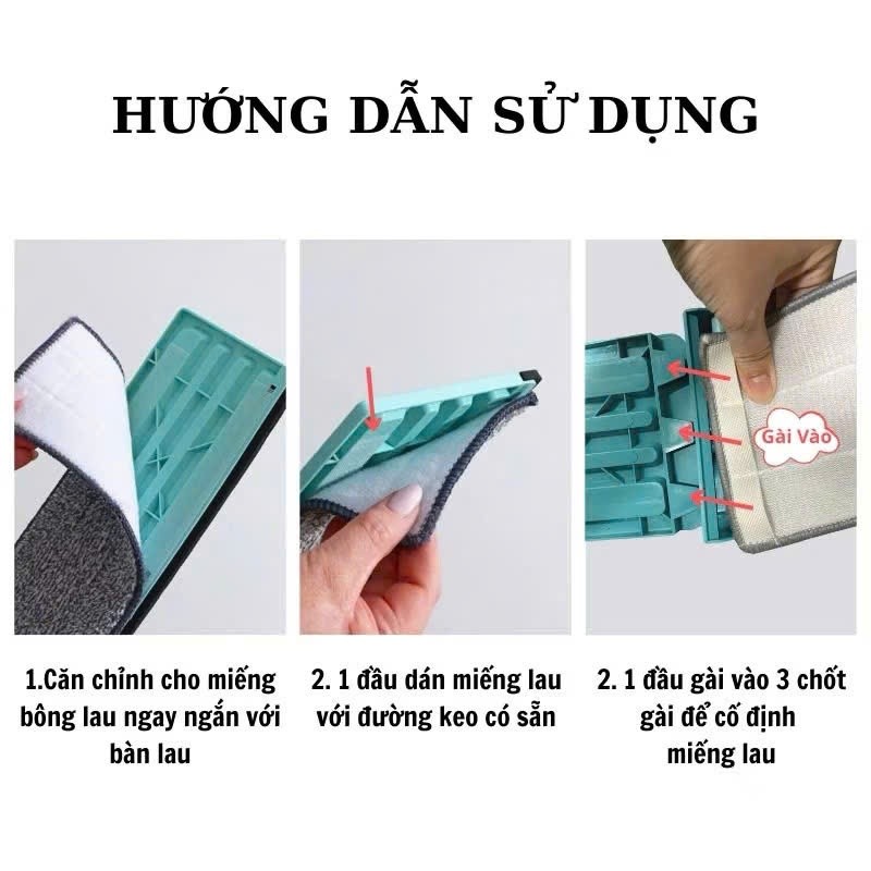 Cây Lau Nhà Tự Vắt Vinh Nam Plastic Thiết Kế Thông Minh Với Gạt Vắt Nước Đồ Lau Nhà Thông Minh