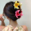 1 Chiếc Thời Trang Nữ Hoa Kẹp Tóc Kỳ Nghỉ Cho Bohemia Trứng Hoa Kẹp Tóc Barrettes Bé Gái Kẹp Tóc Lớn Phụ Kiện Tóc