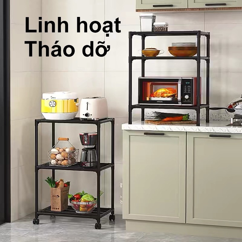 𝐎𝐥𝐢𝐟𝐞 Kệ Nhà Bếp  Kệ Phòng Khách Đa Năng Kệ Để Đồ Nhà Bếp Lắp Ráp Đơn Giản Tiện Lợi