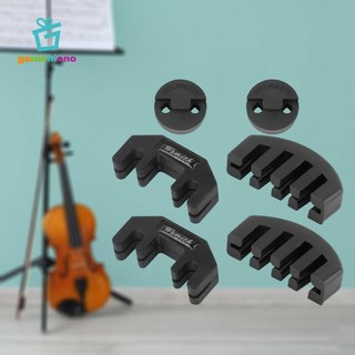 6x Violin Tắt Tiếng Violin Bộ Giảm Thanh Cao Su Đa Năng Cho Thực Hành Ban Đêm Lắp Đặt Dễ Dàng Giảm Tiếng Ồn Luyện Tập Nhẹ