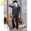 YHTN Đồ Ngủ Đồ mặc nhà thoải mái Cardigan giữ ấm thoải mái cỡ lớn lót nhung vàng thu đông cho nam có thể mặc ngoài