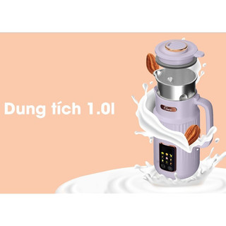 Máy làm sữa hạt Hare HR MB8850 dung tích 1L công suất 600W, 6 chức năng nấu tự động