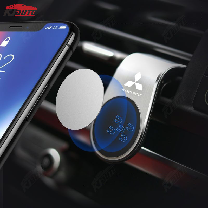Giá đỡ điện thoại thông hơi điều hòa ô tô Mitsubishi Xforce Nam châm Mini Hút giá đỡ điện thoại thông minh hình chữ L