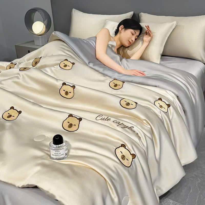 (ST776) Bộ Chăn Ga Gối Với Thiết Kế, Chất Liệu Thịnh Hành Nhưng Gây Mê Đắm Từ Cái Nhìn Đầu Tiên -  MemMinbedding Luxury