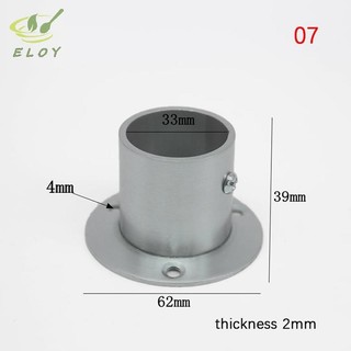 [ELOY] Ghế Mặt bích Inox Cho Tủ Quần Áo Rèm Thanh Vải Ghế Ống Tròn Ghế Nội Thất Gia Đình Phần Cứng Khăn Ống Giá Đỡ VN