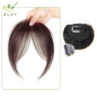 [ELOY] Phần Giữa Fake Bangs Fringe Tổng Hợp Topper Tóc Kẹp-In Bang Nối Dài Tự Nhiên Vô Hình Áo Khoác Tóc Nữ VN