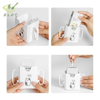 [ELOY] 1 Cốc Bình Sữa Có Thể Điều Chỉnh An Toàn Bằng Nhựa Cho Bé Tập Đi Hộp Nước Uống VN