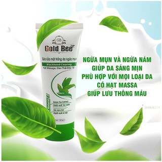 Sửa rửa mặt trà xanh Gold Bee trắng da ngừa mụn 100g