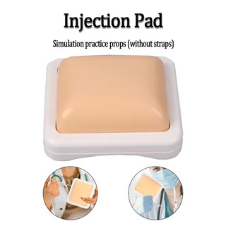 Miếng đệm tập tiêm bắp tiêm huấn luyện tiêm Silicone Pad y tế Sinh viên y tế Mô hình đào tạo khuôn giảng dạy