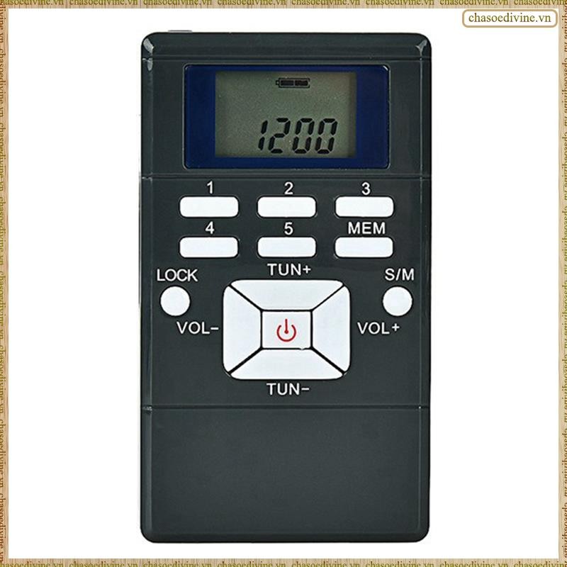 [K O G X] Loa Mini phát thanh Fm kỹ thuật số Bộ thu di động Màn hình máy nghe nhạc băng tần đơn Màn hình Led