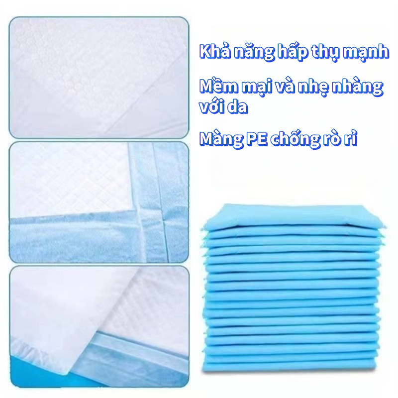 Tấm Lót Chăm Sóc Người Lớn 60x90, Tấm Lót Chống Tiểu Thoải Mái, Thoáng Khí, Chống Trượt Và Chống Rò Rỉ