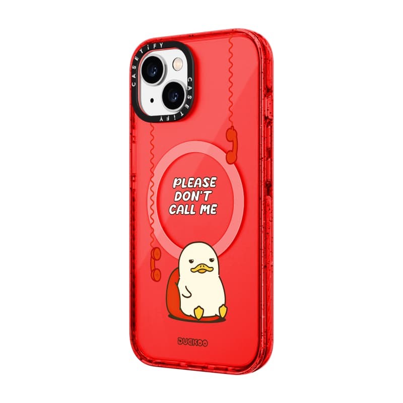 Casetify X Xin Đừng Gọi Tôi Đỏ Từ Tính Hút Ốp Lưng Acrylic Cứng Cho Apple IPhone 12 13 14 15 16 Pro Max Plus Có Hộp