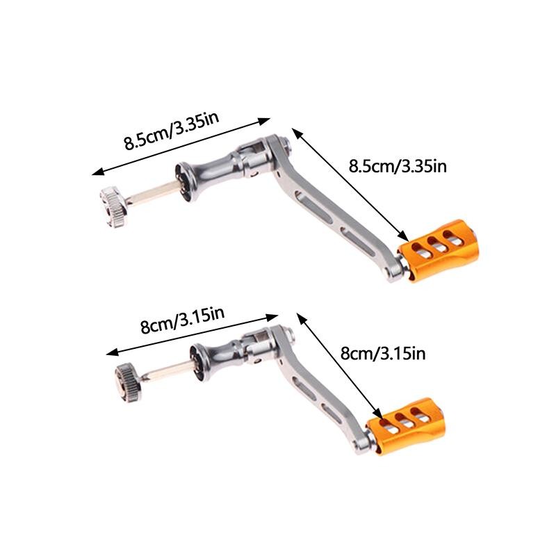 TMOY Câu Tay Cầm Tay Cầm Thay Thế Một Phần Nhẹ Hợp Kim Nhôm Cường Lực Cao Câu Cá Kim Loại Rocker TCM