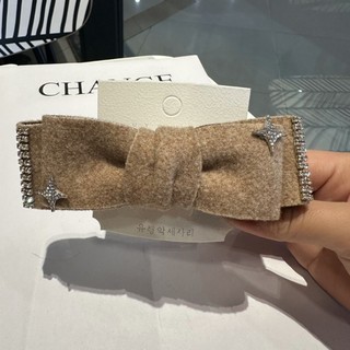 Phong Cách Retro Nơ Tóc Công Chúa Siêu Cổ Tích Kim Cương Giả Phụ Kiện Tóc Cho Nữ