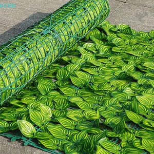 Tấm hàng rào lá xanh nhân tạo Ivy Hedge Màn hình hàng rào bảo mật giả cho gia đình Trang trí ban công sân vườn ngoài trời 0,5X3m [BK]