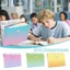 Túi đựng tài liệu A4 GREAT, Túi đựng nội tạng thư mục phong bì màu Gradient, Túi đựng hồ sơ giấy chống nước dung tích lớn nhiều lớp dành cho sinh viên và nhân viên văn phòng