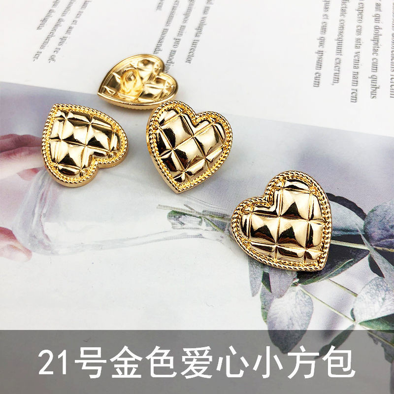Nút kim loại hình tròn tất cả các kết hợp cài nút áo khoác len phù hợp với cổ điển nút trang trí cao cấp