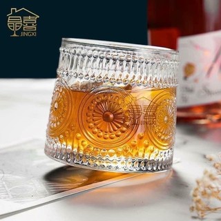 Set 6 ly thuỷ tinh,cốc thuỷ tinh cao cấp đế lồi nhiều hoạ tiết