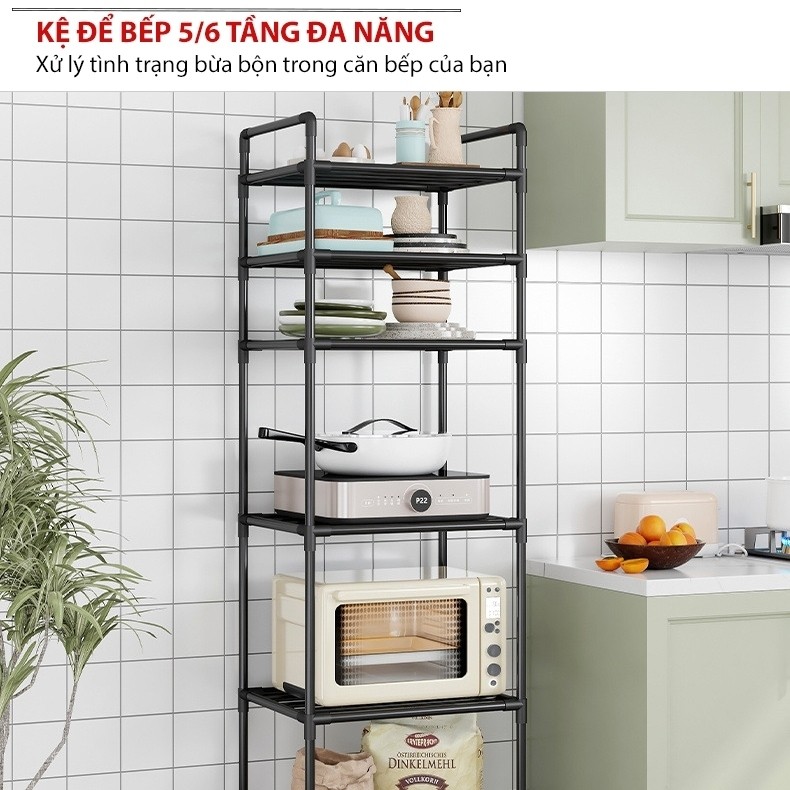 𝐎𝐥𝐢𝐟𝐞 Kệ Nhà Bếp  Kệ Phòng Khách Đa Năng Kệ Để Đồ Nhà Bếp Lắp Ráp Đơn Giản Tiện Lợi
