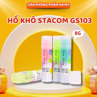 Combo 3 Hồ dán khô siêu dính, trong suốt STACOM 8G - GS103