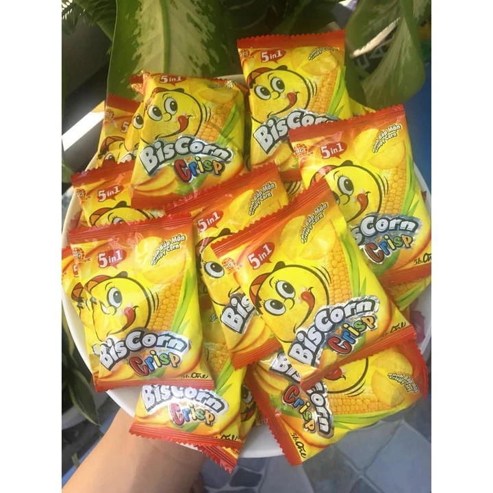 Bánh bắp mặn 500g - giòn ngon - đồ ăn vặt ăn vặt bách hóa uy tín snack foof thức ăn candy đồ ăn vặt