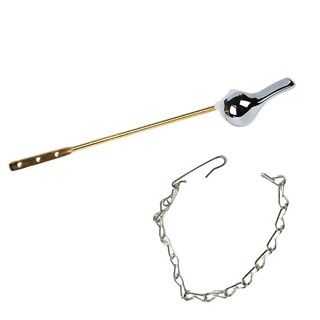 Com * Universals gạt xả bồn cầu phía trước, tay gạt xả bền, kèm dây xích flapper