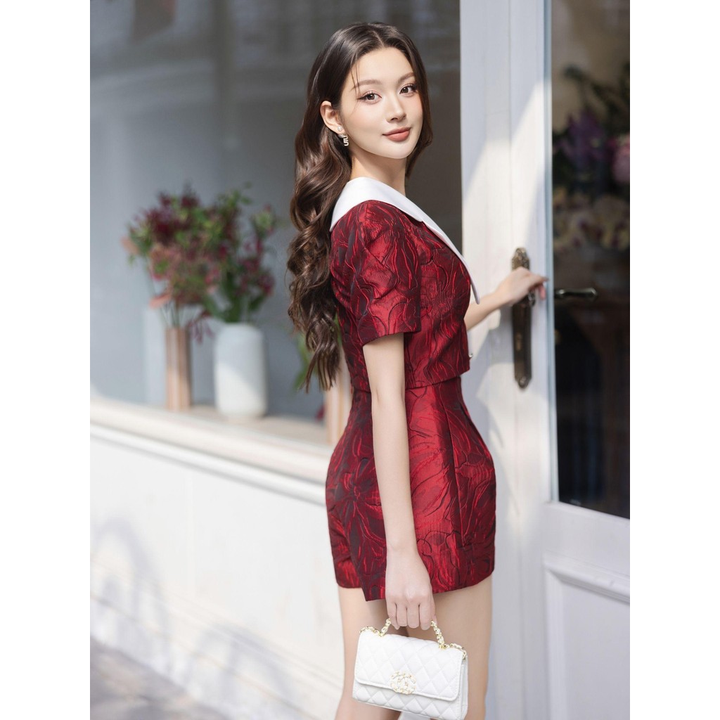 Ảnh JOVEN Set Nữ Tira gấm hoa nổi 2