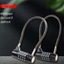 Khóa tủ ký túc xá BAMBOOB, Khóa kết hợp 4 chữ số có thể đặt lại dây, Khóa mật khẩu xe đạp chống trộm bằng hợp kim kẽm di động dành cho du lịch và gia đình