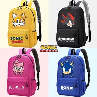 Ba lô Sonic ba lô in hoạt hình ba lô học sinh dung tích lớn ba lô đơn giản