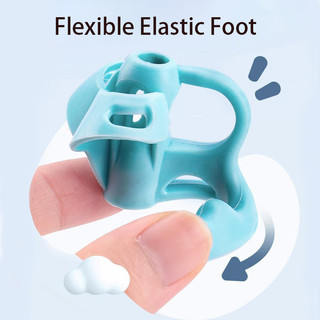 1 / 2 Chiếc 5 Ngón Tay Silicon Bút Chì Đựng Trẻ Em Văn Phòng Phẩm Hỗ Trợ Cầm Tư Thế Thiết Bị Chỉnh Sửa