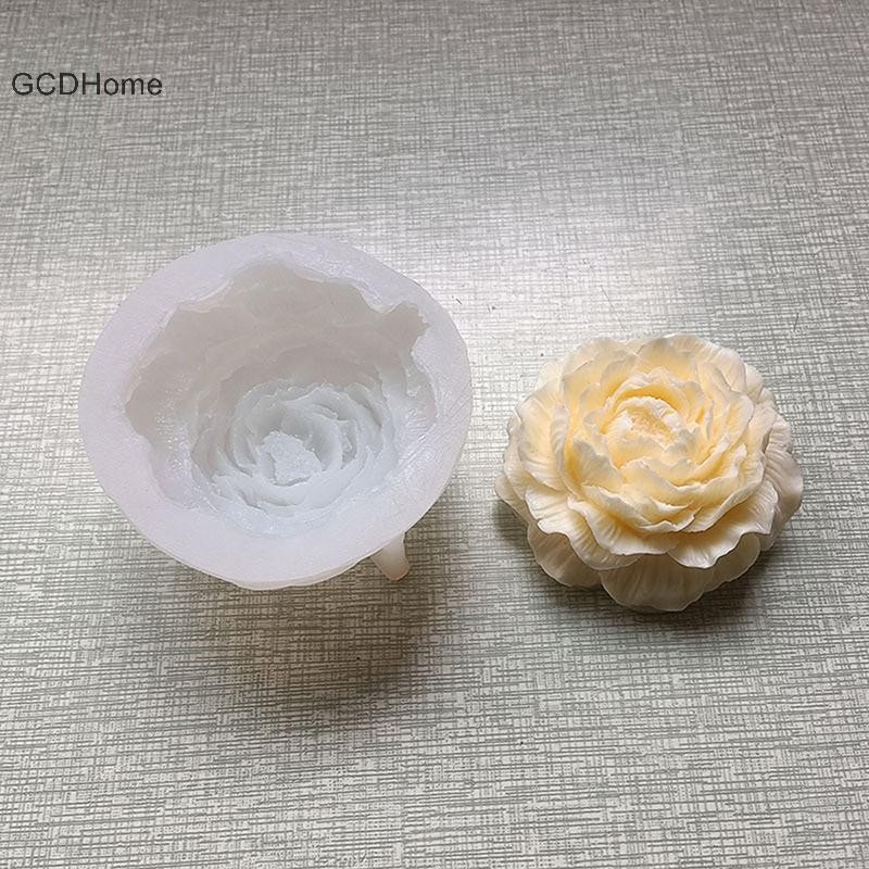 GCDHome Khuôn Bánh Silicon Xà Phòng Sô Cô La Nến Dụng Cụ Làm Khuôn Dập Nổi Hoa Hoa Thơm Kẹo Handmade HOT Trang Trí Đám Cưới