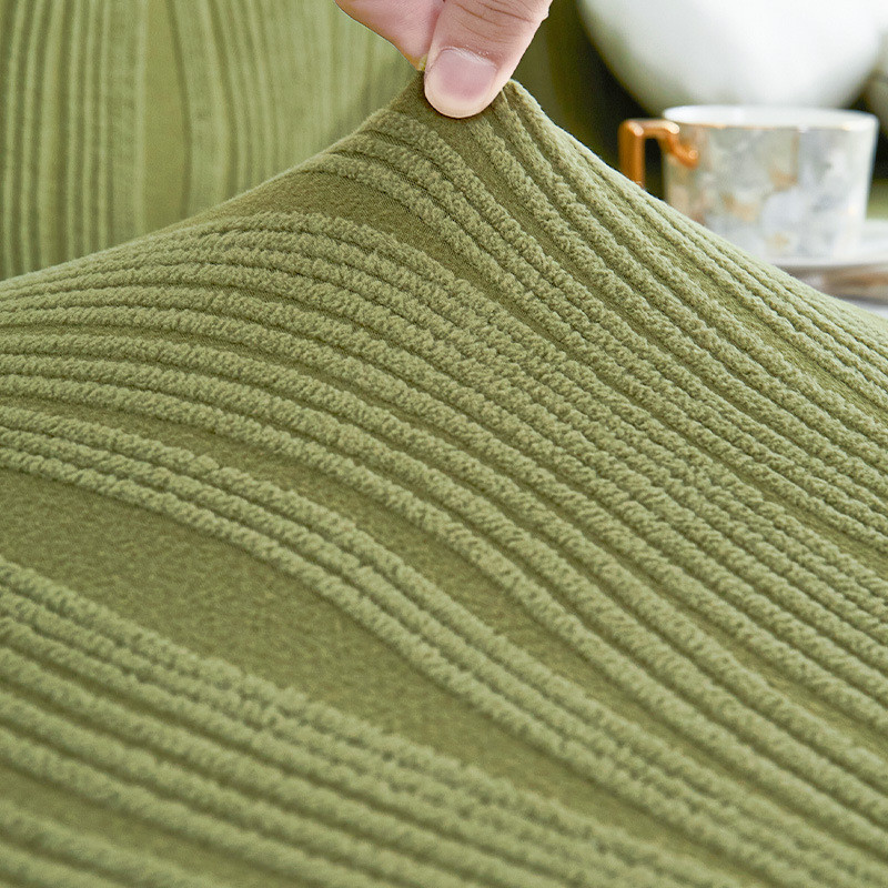 Jacquard Lông Cừu Co Giãn Sofa Bao Cả Bốn Mùa Đa Năng Lười Tích Hợp Chống Mèo Trầy Xước Sofa Đệm Sofa Bao