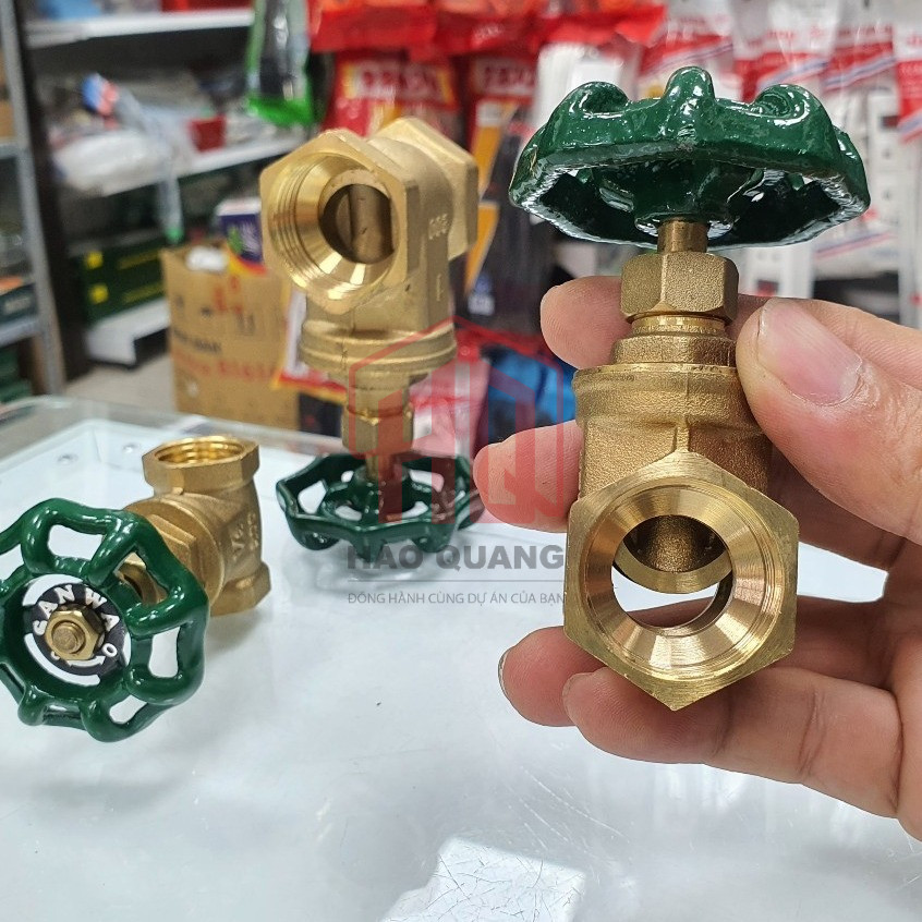 Van Nước Sanwa Đồng Thau – Phi 21/27/34 – Chống Rỉ, Bền Đẹp