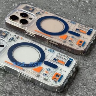 Ốp điện thoại di động từ tính trong suốt Apple IPhone 16 15 14 13 12 Pro Max.