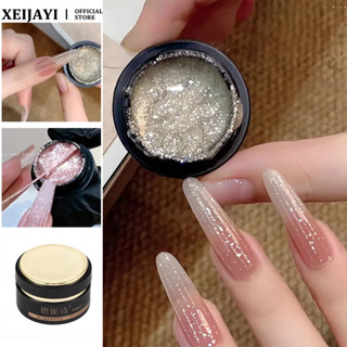 ANNIES Carat Trắng Flash Gel vẽ móng tay, rửa miễn phí, mật độ cao, co giãn, keo kim cương, quang trị liệu, nghệ thuật làm móng cho tiệm