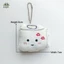 Nhà vệ sinh vui nhộn Móc khóa sang trọng Phim hoạt hình Răng cuộn giấy Poop Búp bê nhồi bông Mặt dây chuyền Vòng chìa khóa ô tô Ba lô Túi trang trí quà tặng trẻ em EMKK