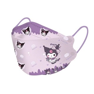 50 CÁI KF94 Mặt nạ trẻ em 4ply Sanrio Kuromi Mặt nạ hoạt hình trẻ em Mặt nạ 3d chính hãng Mặt nạ âm thanh nổi