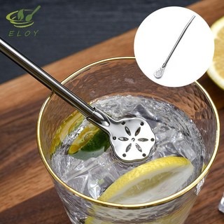 [ELOY] 2 Chiếc Ống Hút Lọc Có Thể Tháo Rời Ống Hút Thìa Trà Yerba Mate Ống Hút Dụng Cụ Uống Có Thể Tái Sử Dụng Thanh Phụ Kiện VN