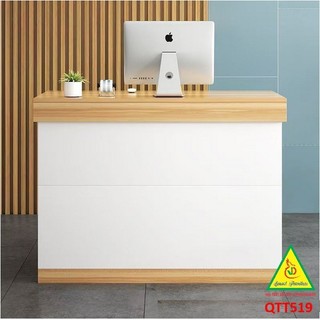 Quầy thu ngân, tiếp tân, tính tiền bằng gỗ MDF QTT519 - NỘI THẤT LẮP RÁP VIENDONGADV