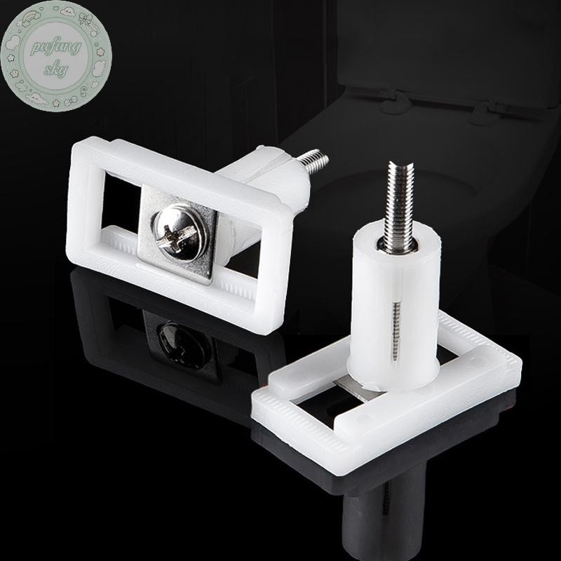 PUSKY Nắp Bồn Cầu Bản Lề Bu Lông Sửa Chữa Phụ Kiện Vít Vòng Đệm Bộ Đa Năng Thay Thế Nắp Bồn Cầu Bộ Ốc Vít VN