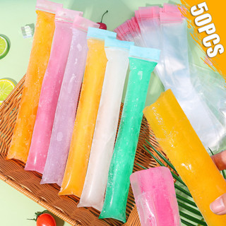 Túi đựng khuôn đá Popsicle dùng một lần PE - DIY Sữa chua trái cây Nước ép trái cây Seals Túi đá Phụ kiện tiệc nhà bếp