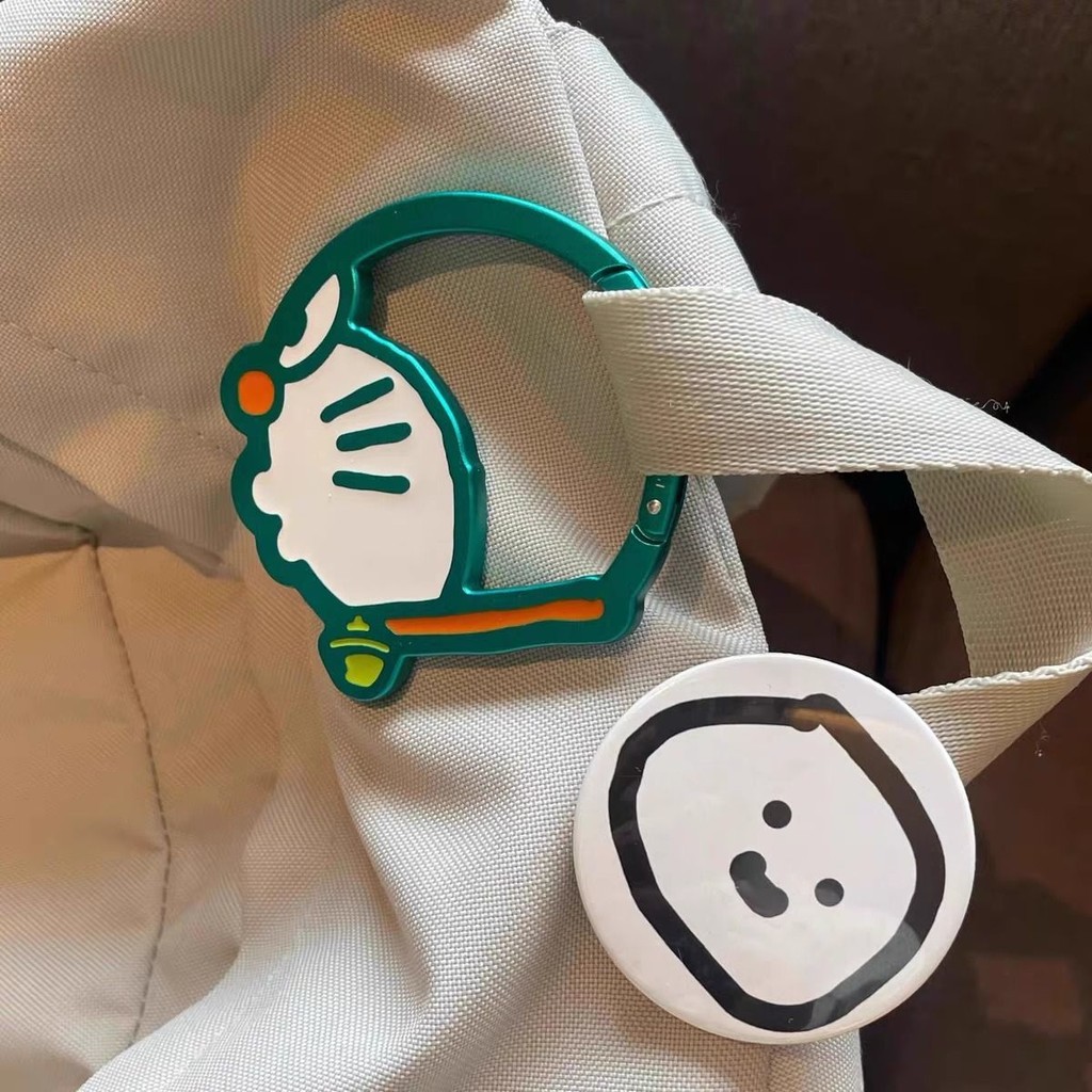 Móc khóa kim loại Doraemon, mặt dây kim loại, móc khóa mèo Ding Dong, trang trí túi xách, quà tặng cho bạn bè