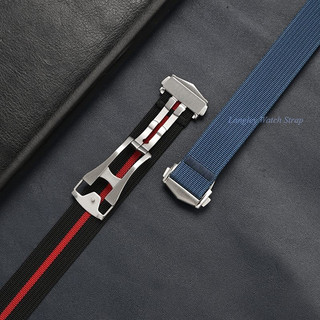 20mm 22mm NATO Nylon Dây Đeo Đồng Hồ Cho OMEGA Seamaster De Ville Mặt Trăng Đồng Hồ Vải Dây Đeo Đồng Hồ Dòng Hành Tinh Dây Đeo Tay Thay Thế Phụ Kiện Đồng Hồ Nam