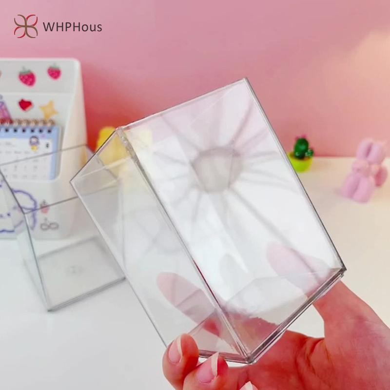 RUA Bút Hộp Đựng Acrylic Chắc Chắn al Máy Tính Để Bàn Cọ Trang Điểm Đựng Bút Chì Hộp Đựng Đồ Gia Đình Bút Tổ Chức Nồi Mới