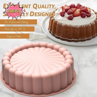 Pnpia Silicone Tròn Nướng Bánh Charlotte Bánh Nướng Chảo Xốp Flan Khuôn Bánh Ngắn Nướng Chảo Nhà Bếp Khuôn Silicon Boutique