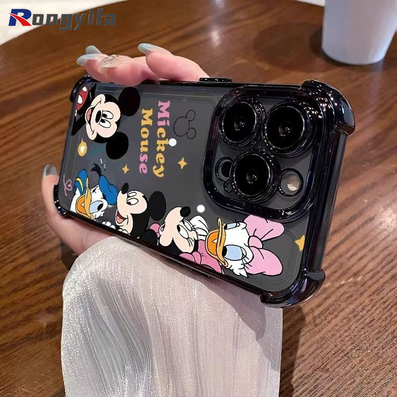 Ốp Điện Thoại Họa Tiết Hoạt Hình Mickey Cho Honor 500 400 Magic 8 Pro Lite Smart X9D X70 X70i X5C X5B Plus Vỏ Mềm Vịt Donald Ngộ nghĩnh Vỏ Trong Suốt Chống Rơi
