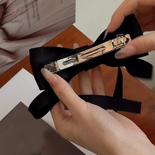 Hnkmp Sa Nơ Kẹp Tóc Tính Khí Mũ Ngọc Trai Màu Trơn Kẹp Tóc Cho Nữ Bé Gái Đuôi Ngựa Phụ Kiện Tóc.