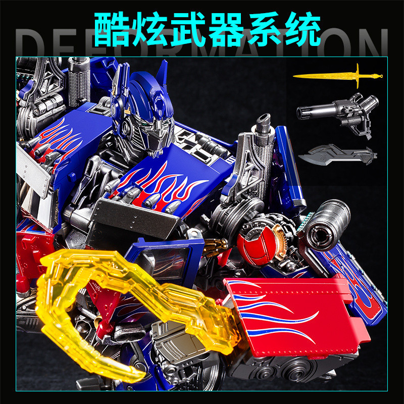Đồ chơi biến hình xe robot hợp kim Optimus Prime cỡ lớn cho bé trai, đồ trang trí mô hình